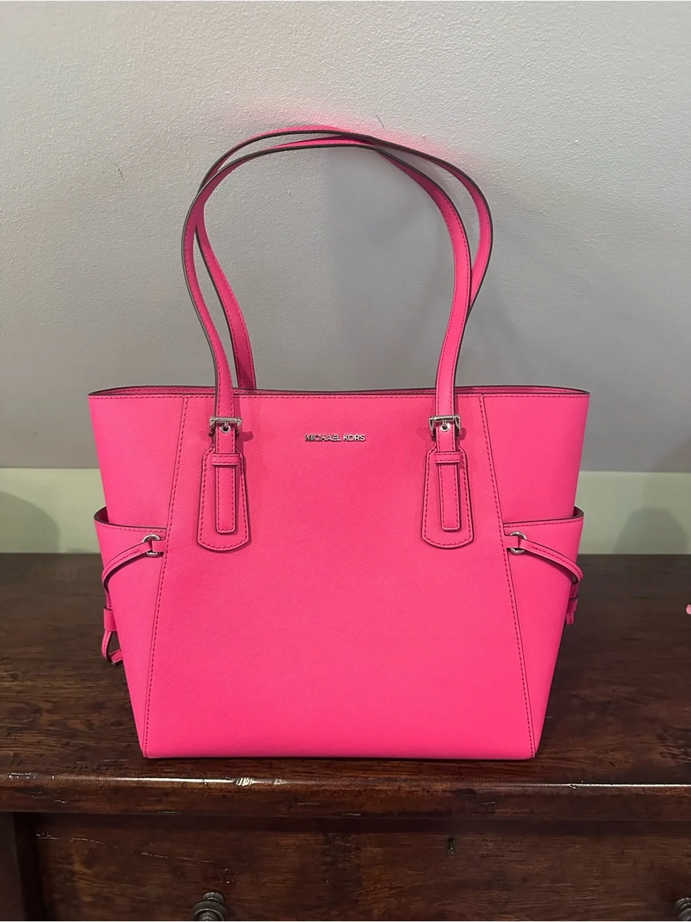 Michael Kors Pink Charlotte Tote